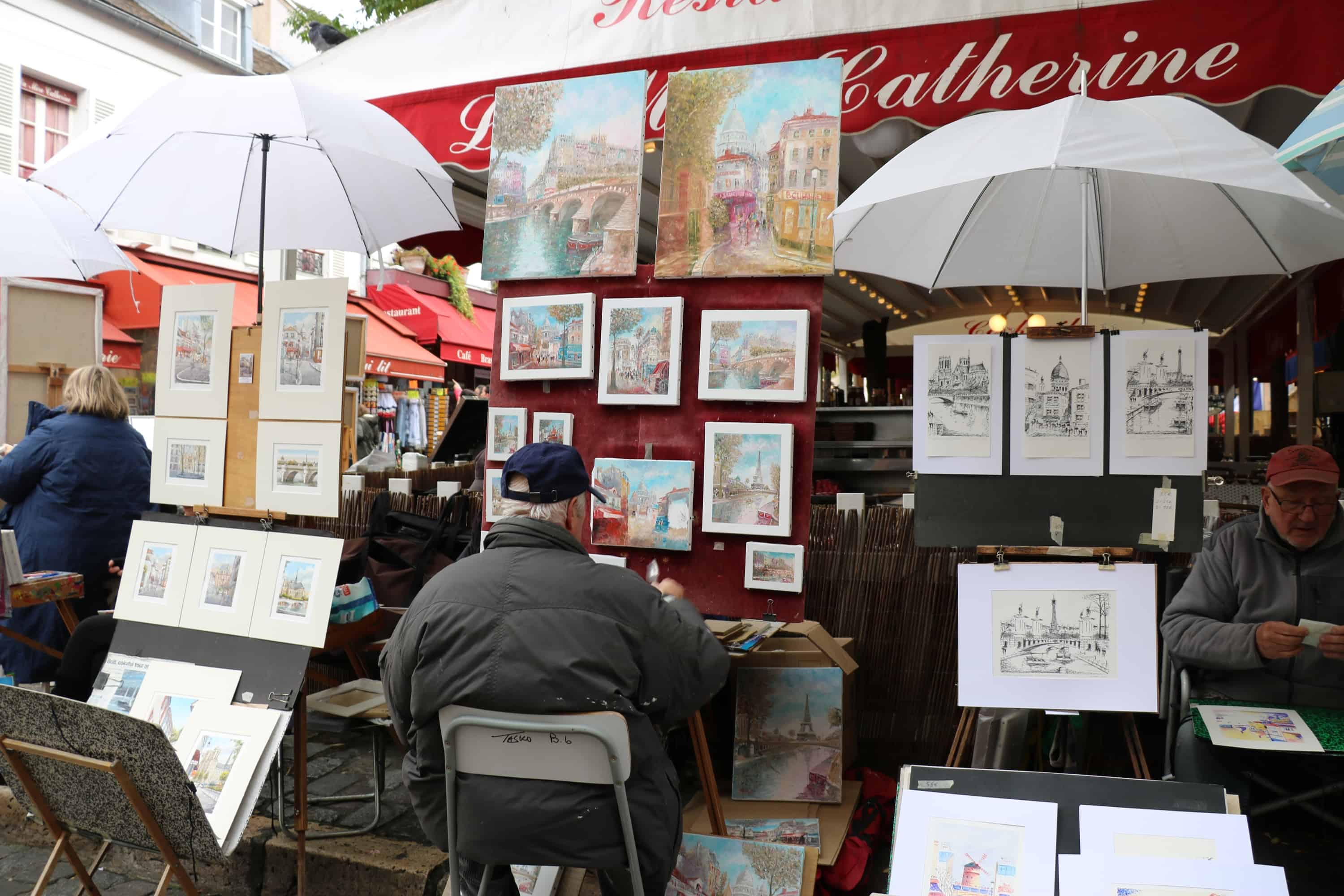 Montmartre is famous for art