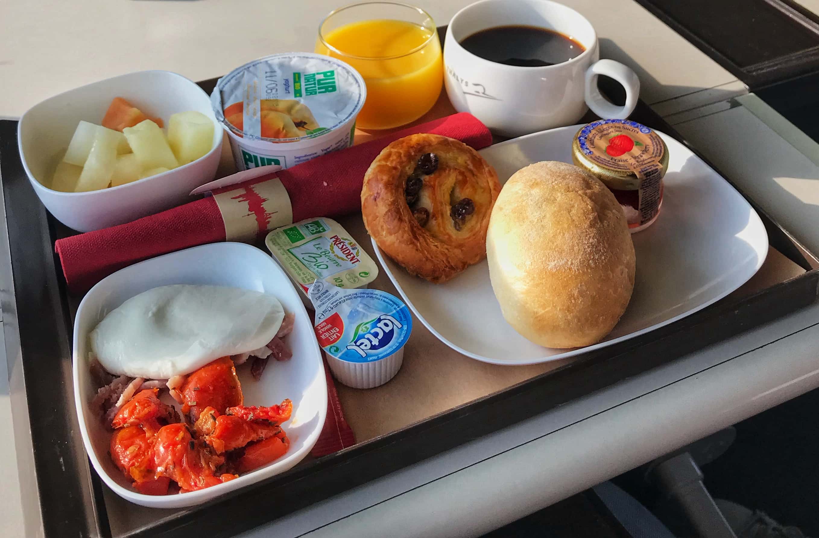 Thalys Explorer - Breakfast on the Thalys