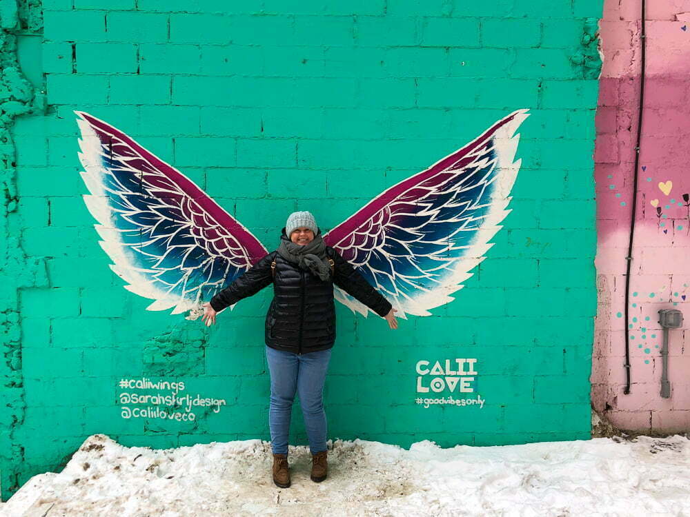 Angel Wings at Calii Love - 24 Hours In Toronto - Emma Jane Explores