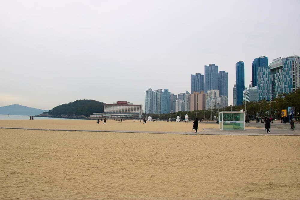 Haeundae Beach in Winter - Emma Jane Explores