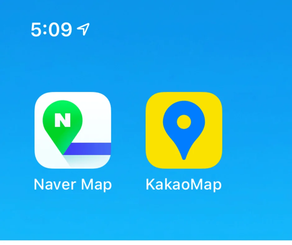 Naver Maps - Travelling to South Korea - Emma Jane Explores