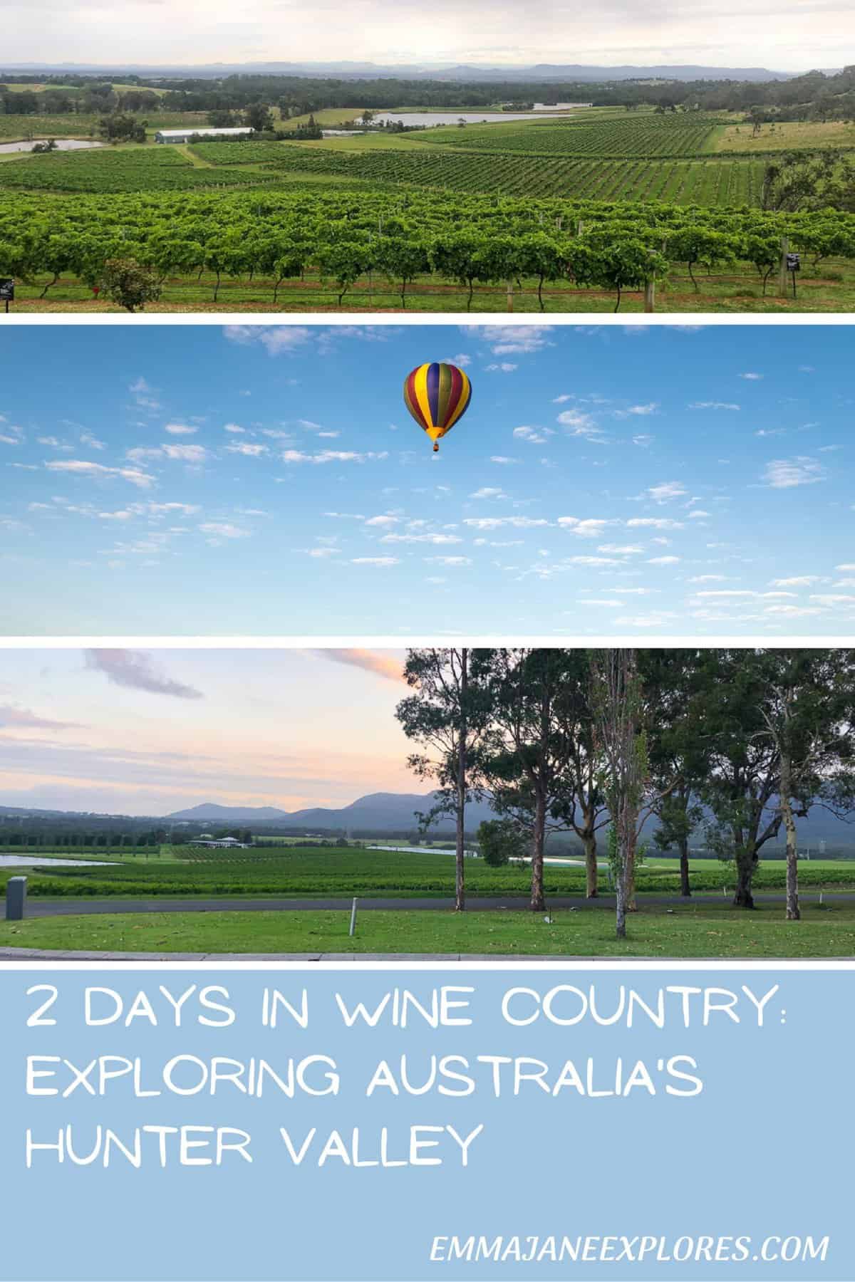 Two Days in the Hunter Valley - Australia's Oldest Wine Region - Emma Jane Explores