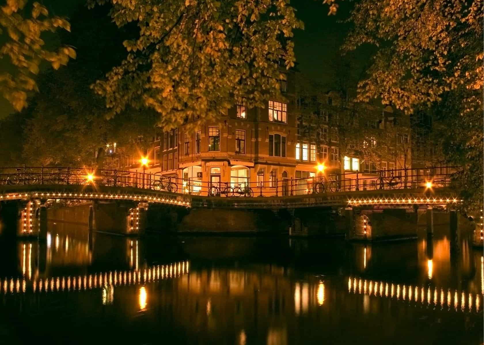 Night in the Jordaan District