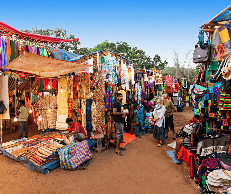 Market Stalls on the streets of Goa