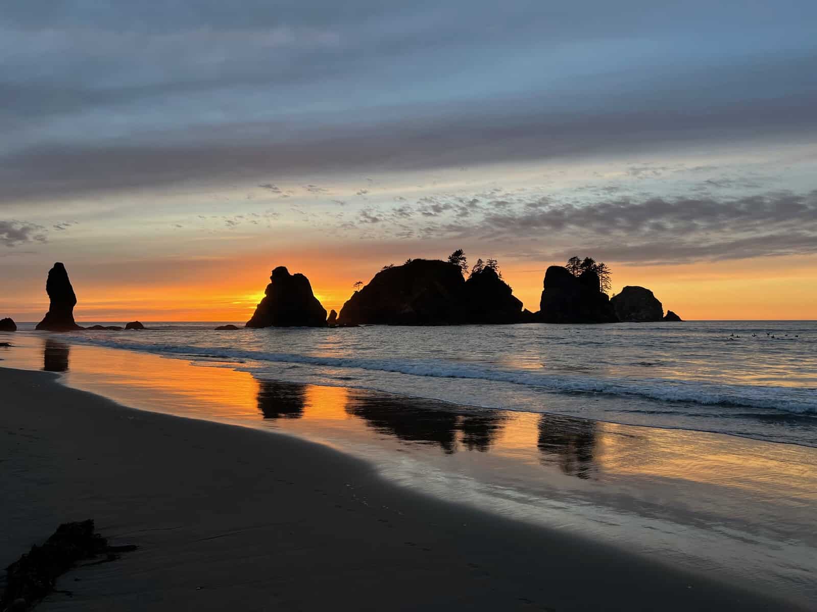 Sunrise at Shi Shi Beach - Best day trips from Seattle